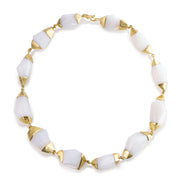 Todd Reed necklace made with 18k yellow gold, and opals